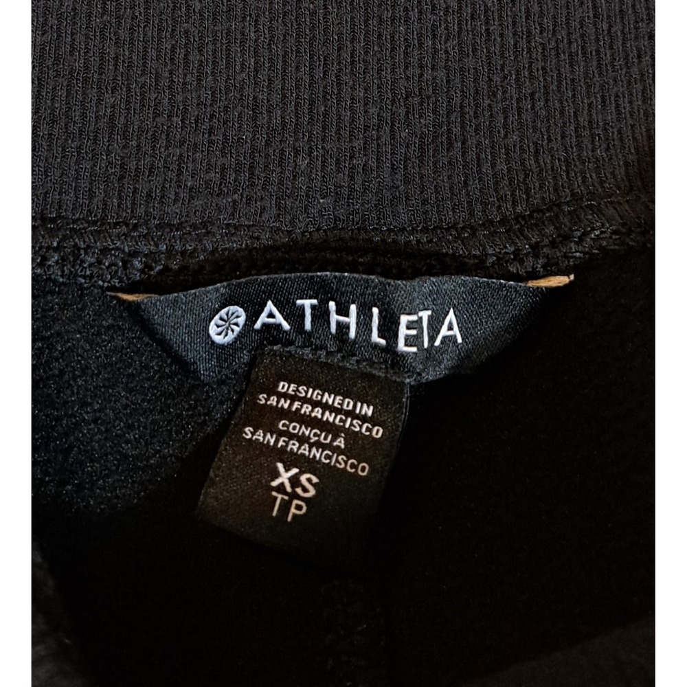 Athleta Women's Black Joggers Size XSMALL High Rise pockets - Picture 4 of 9
